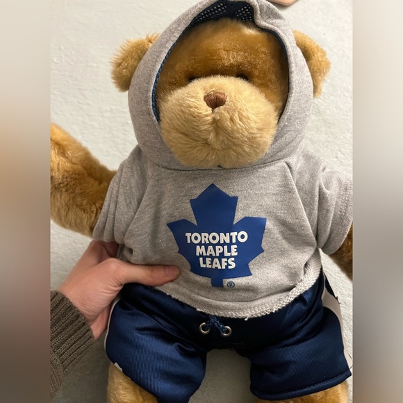 Build-A-Bear BAB Toronto Maple Leaf Uniform Bear - Picture 12 of 12